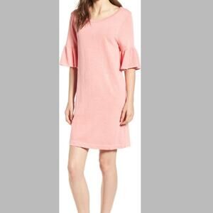 Splendid Slub-Knit Ruffle-Sleeve Dress